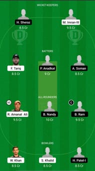 FDD vs RJT Dream11 Prediction - Sharjah Ramadan T20 League