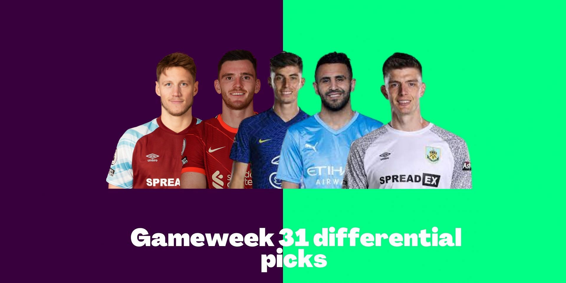 Gameweek 31 differential picks