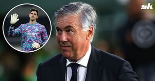 “Give up your journalism or coaching license” - Real Madrid manager Carlo Ancelotti says Courtois is the best goalkeeper in world football