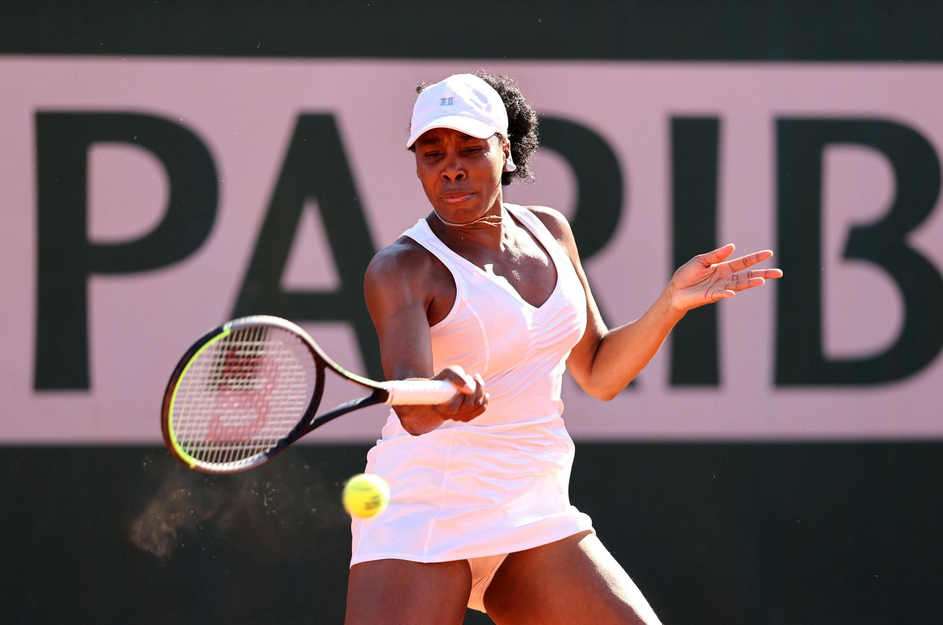 Venus Williams at the 2021 French Open.