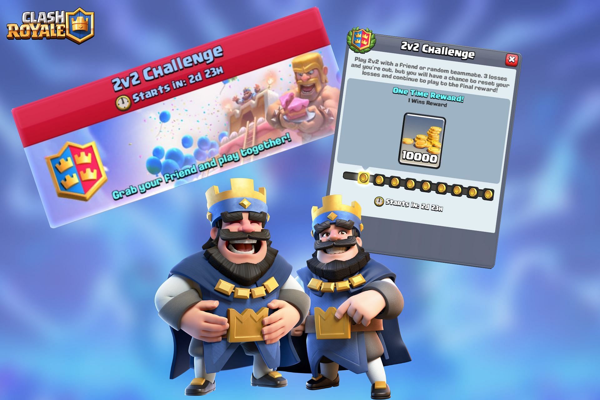 2v2 Challenge in Clash Royale (Image via Sportskeeda)