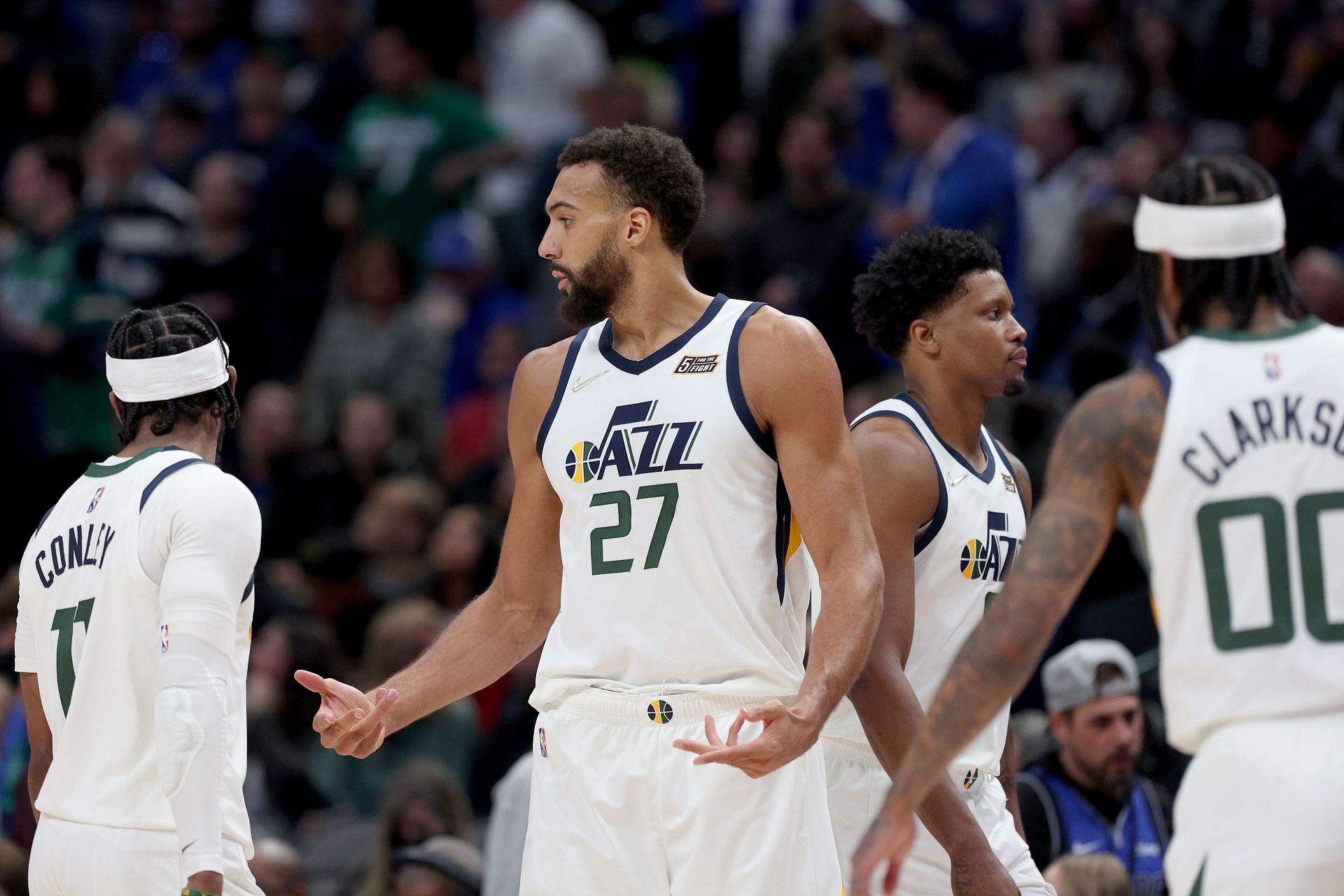 Rudy Gobert has averaged only eight rebounds in the last three games