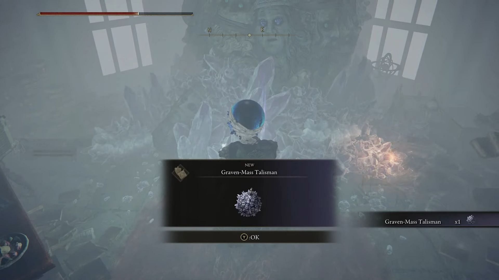 Graven-Mass Talisman makes it easier to deal with bosses (Image via x LunarGaming/Youtube)