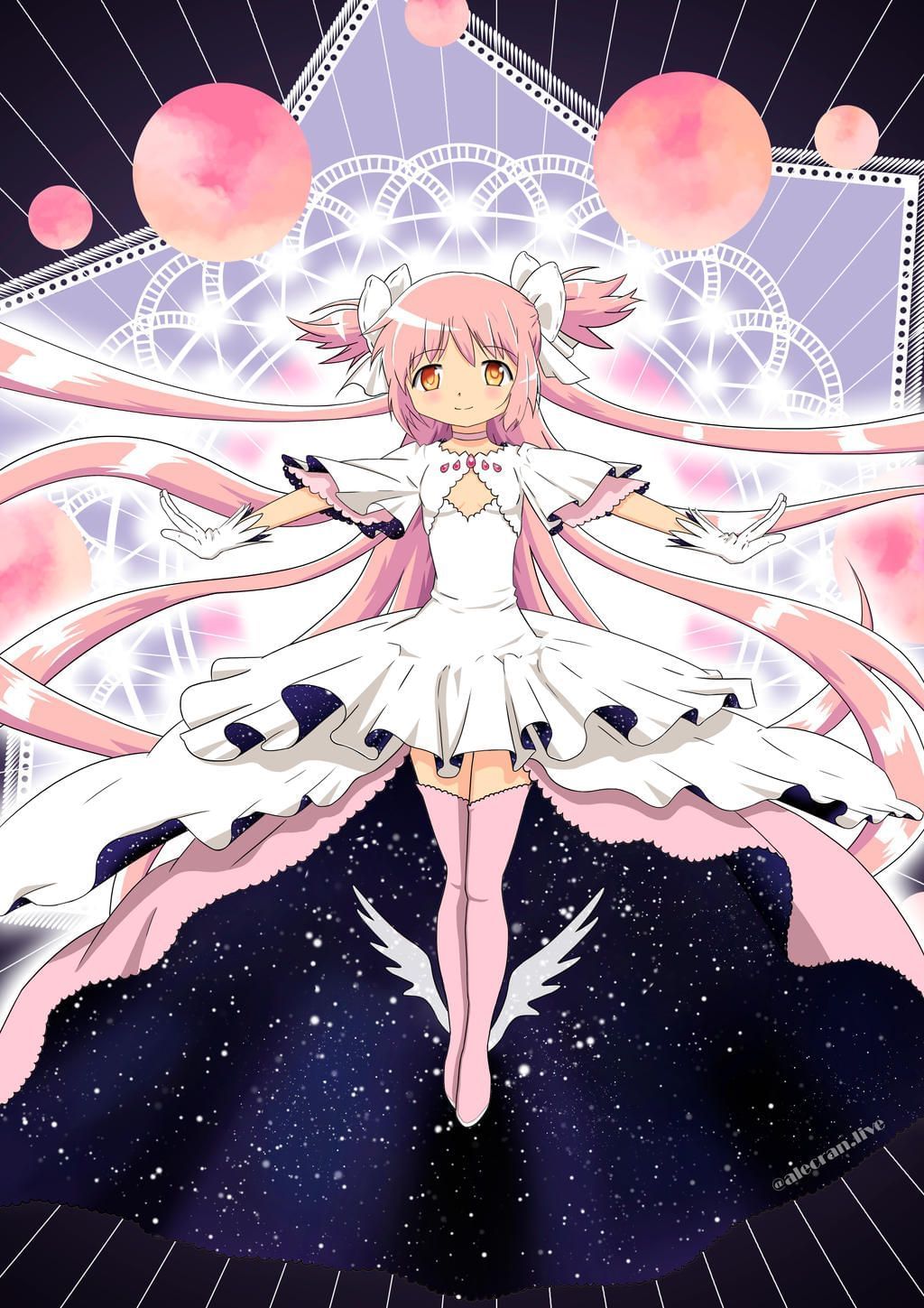 Fanart of Madoka Kaname (Image via Alecran/DeviantArt)