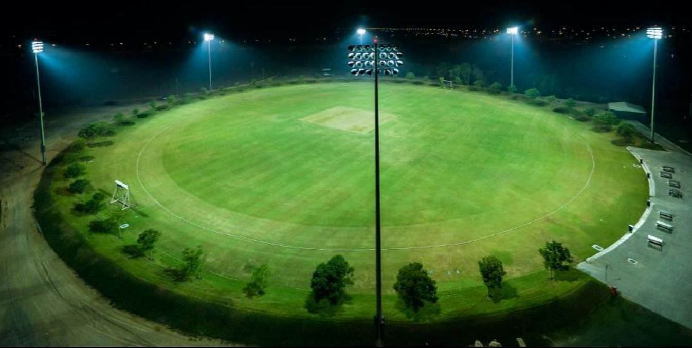 Al Amerat Cricket Stadium in Oman. Courtesy: Twitter