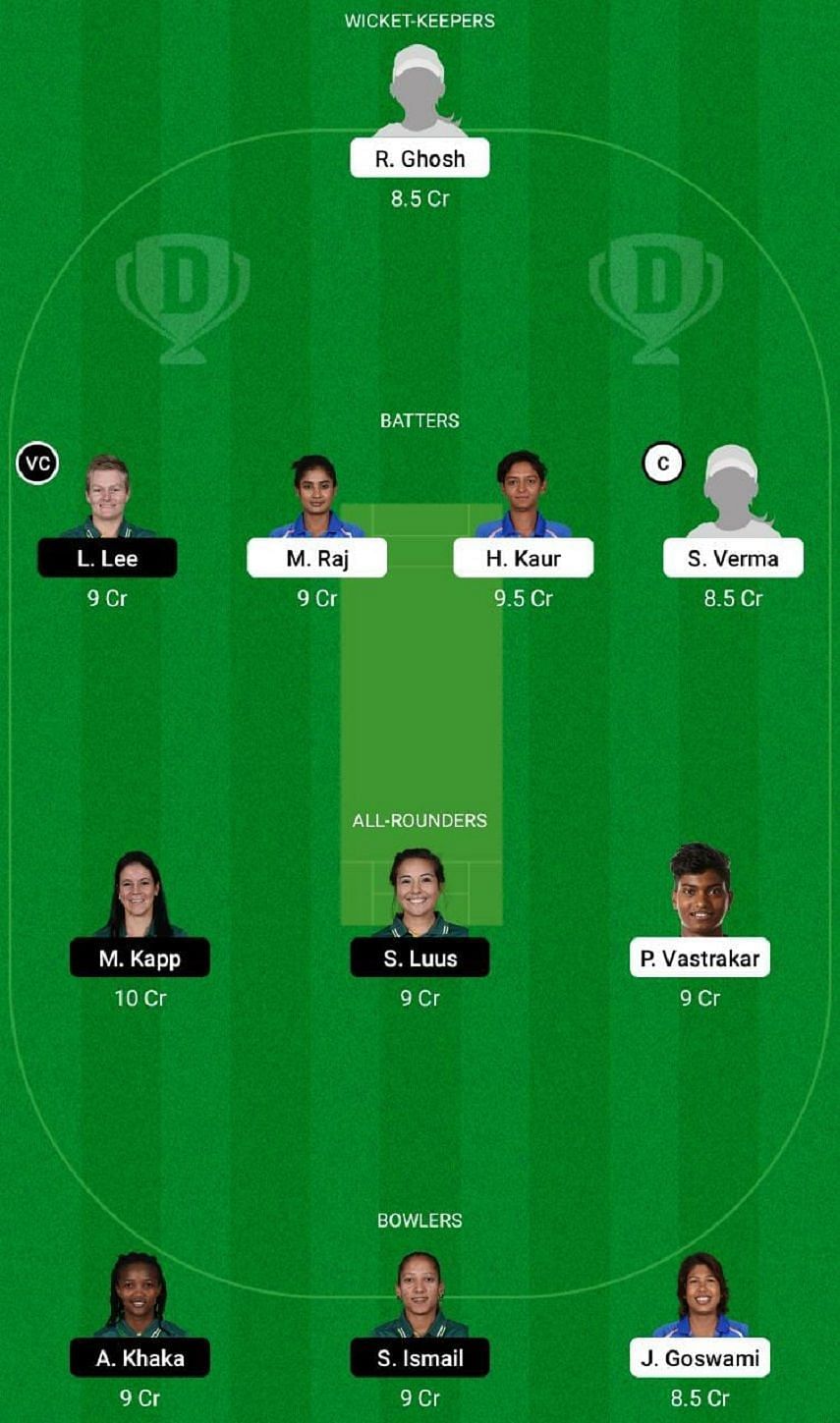 IN-W vs SA-W Dream11 Fantasy Tip #2