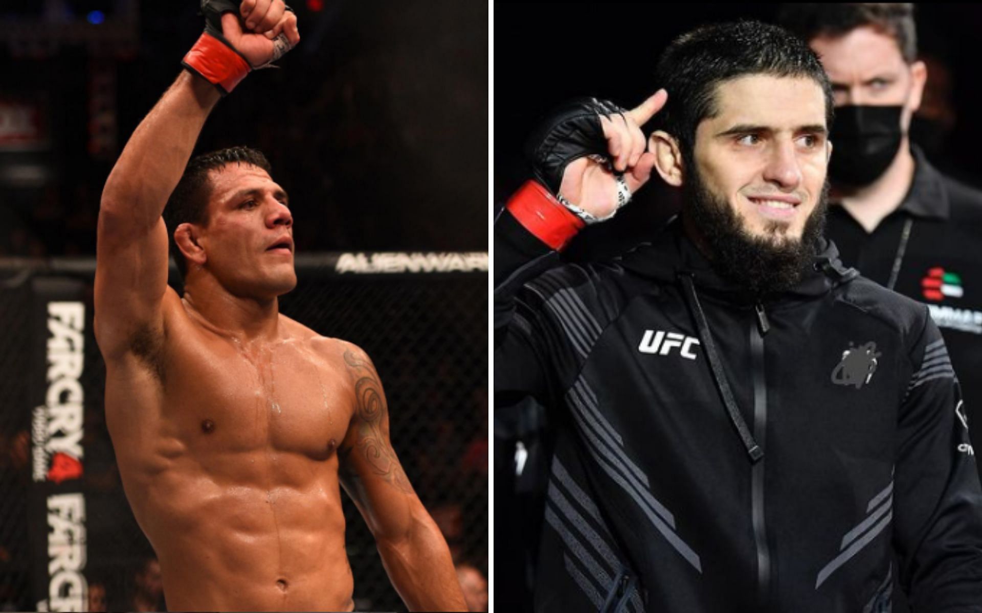 (Left) @rdosanjosmma (Right) @islam_makhachev