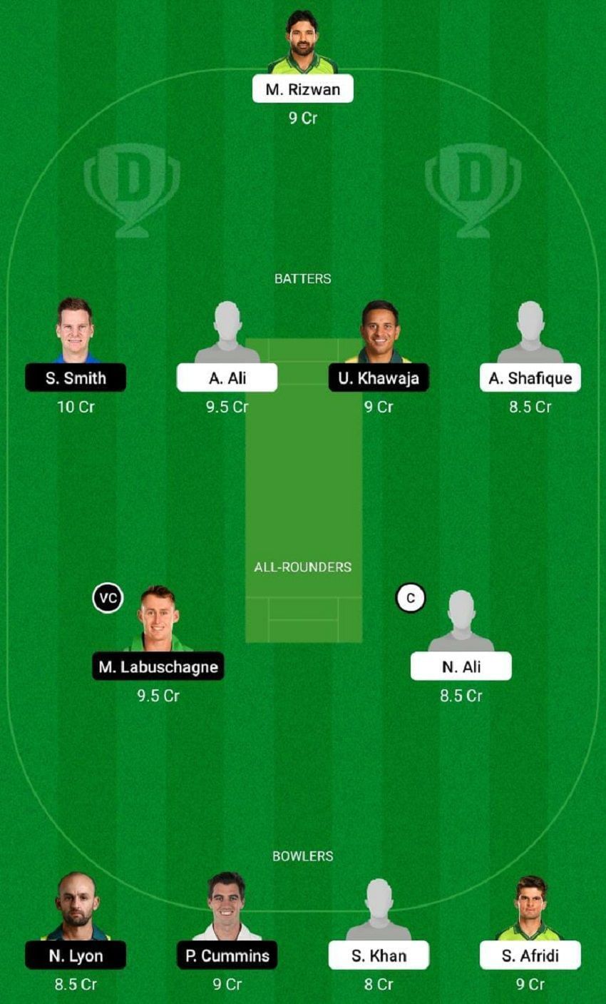 PAK vs AUS Dream11 Fantasy Tip #1