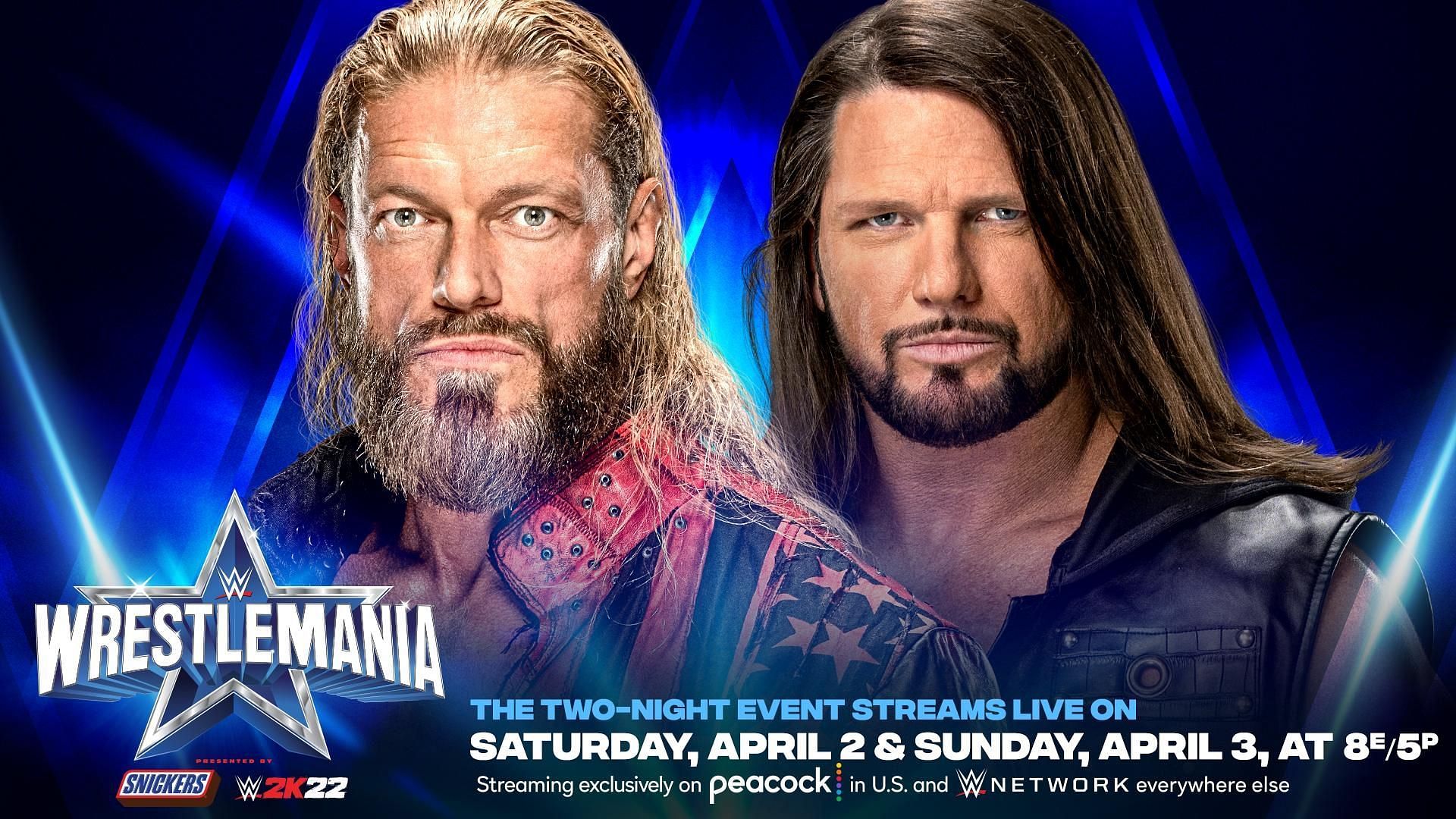 Edge will face AJ Styles on The Grandest Stage of Them All
