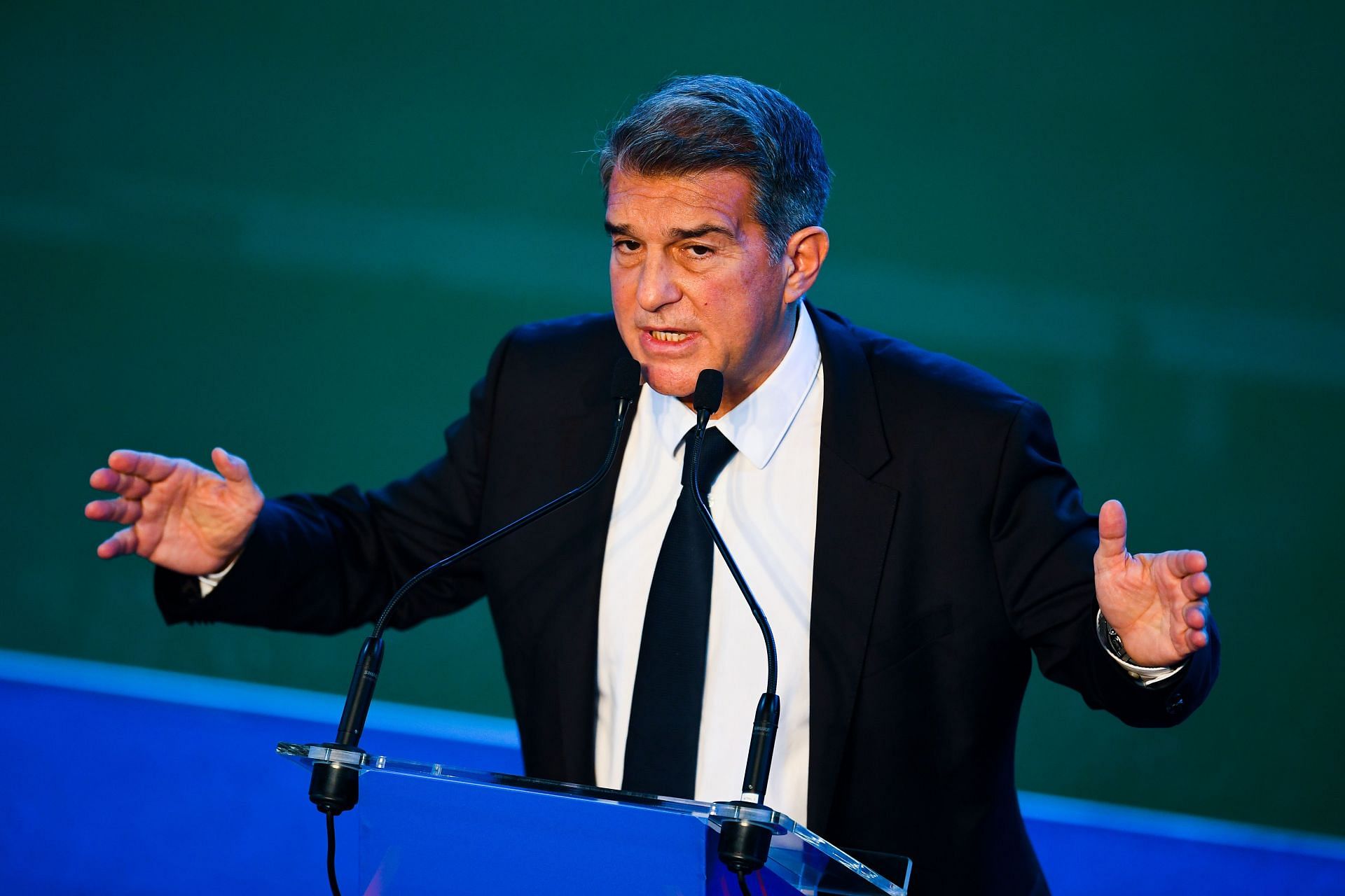 FC Barcelona president Joan Laporta