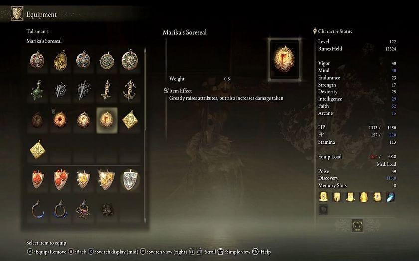 What Elden Ring talisman increases all stats?