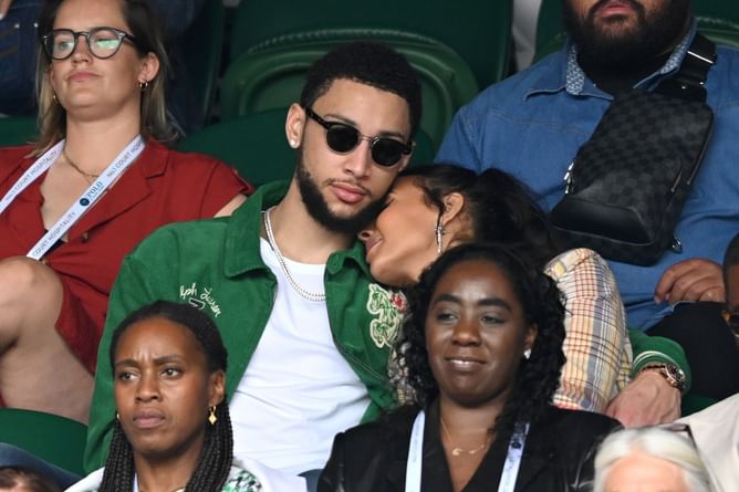 ICYMI: Ben Simmons' fiancé Maya Jama seen with Patty Mills' wife Alyssa in Miami, prompts speculation that the reportedly injured player might be traveling with the team