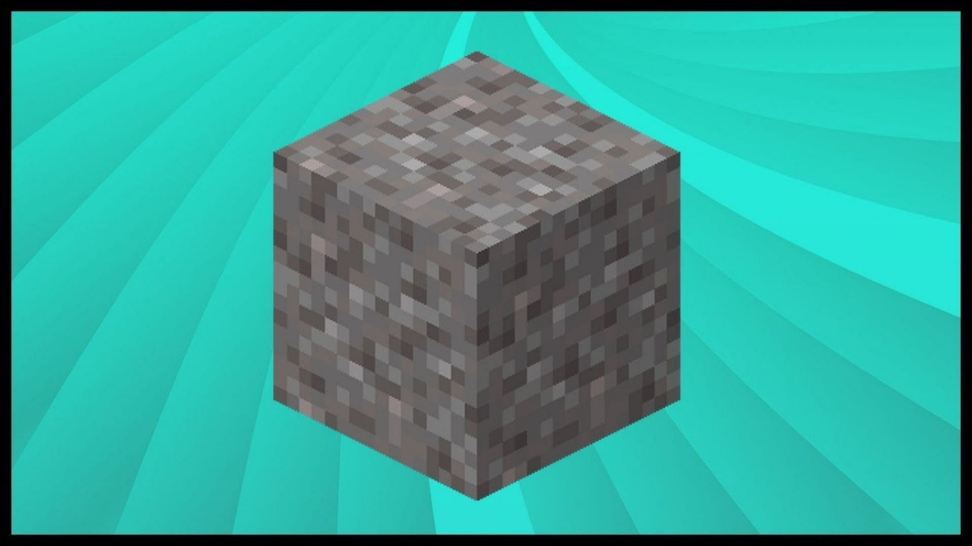 The standard gravel block (Image via Rajcraft/YouTube)