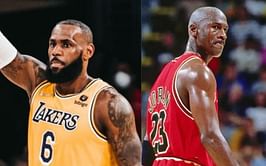"Well, we both had the night off tonight" - LeBron James gives a funny twist to the G.O.A.T debate involving Michael Jordan