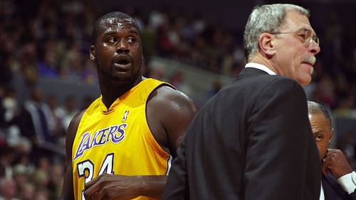 Phil Jackson called Shaq a real-life Clark Kent in his book The Eleven Rings. [Photo: NBC Sports]