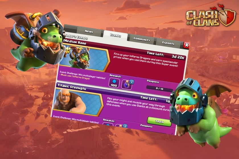 What is the Medium Rare challenge in Clash of Clans?