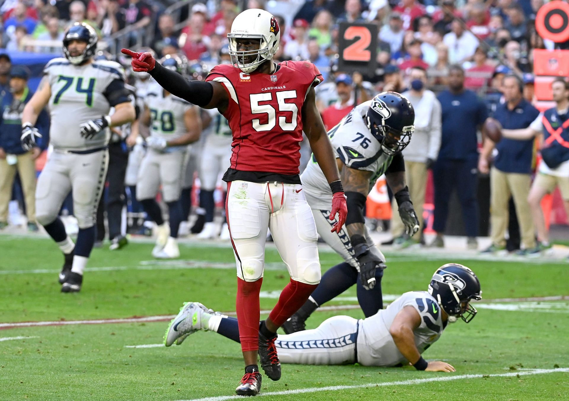 Former Arizona Cardinals DE Chandler Jones