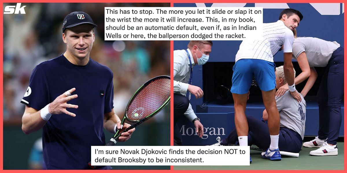 Jenson Brooksby copped a load of criticism for almost hitting a ball kid at the 2022 Miami Masters