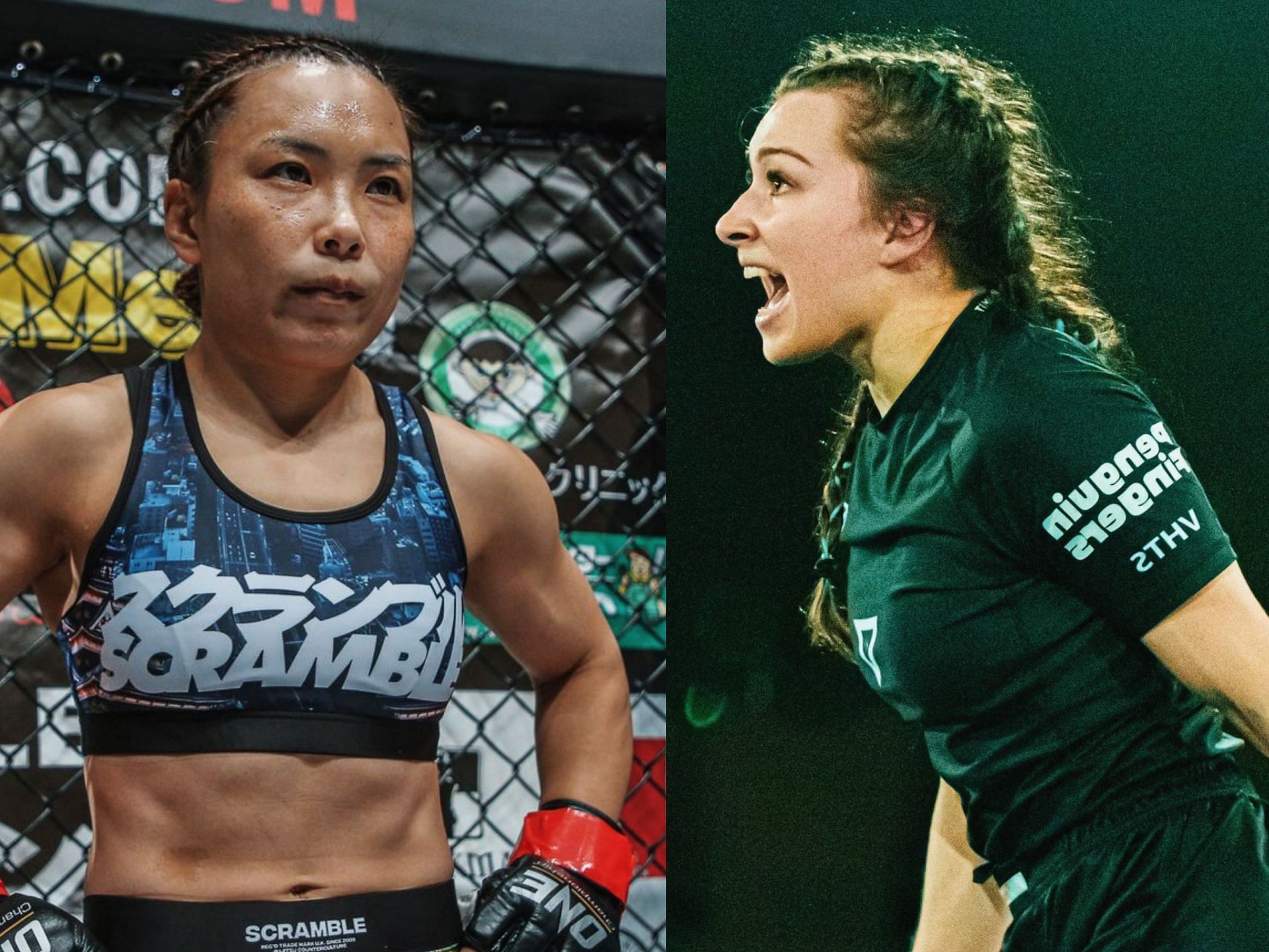 Mei Yamaguchi (left) and Danielle Kelly (right). [Photos: ONE Championship]