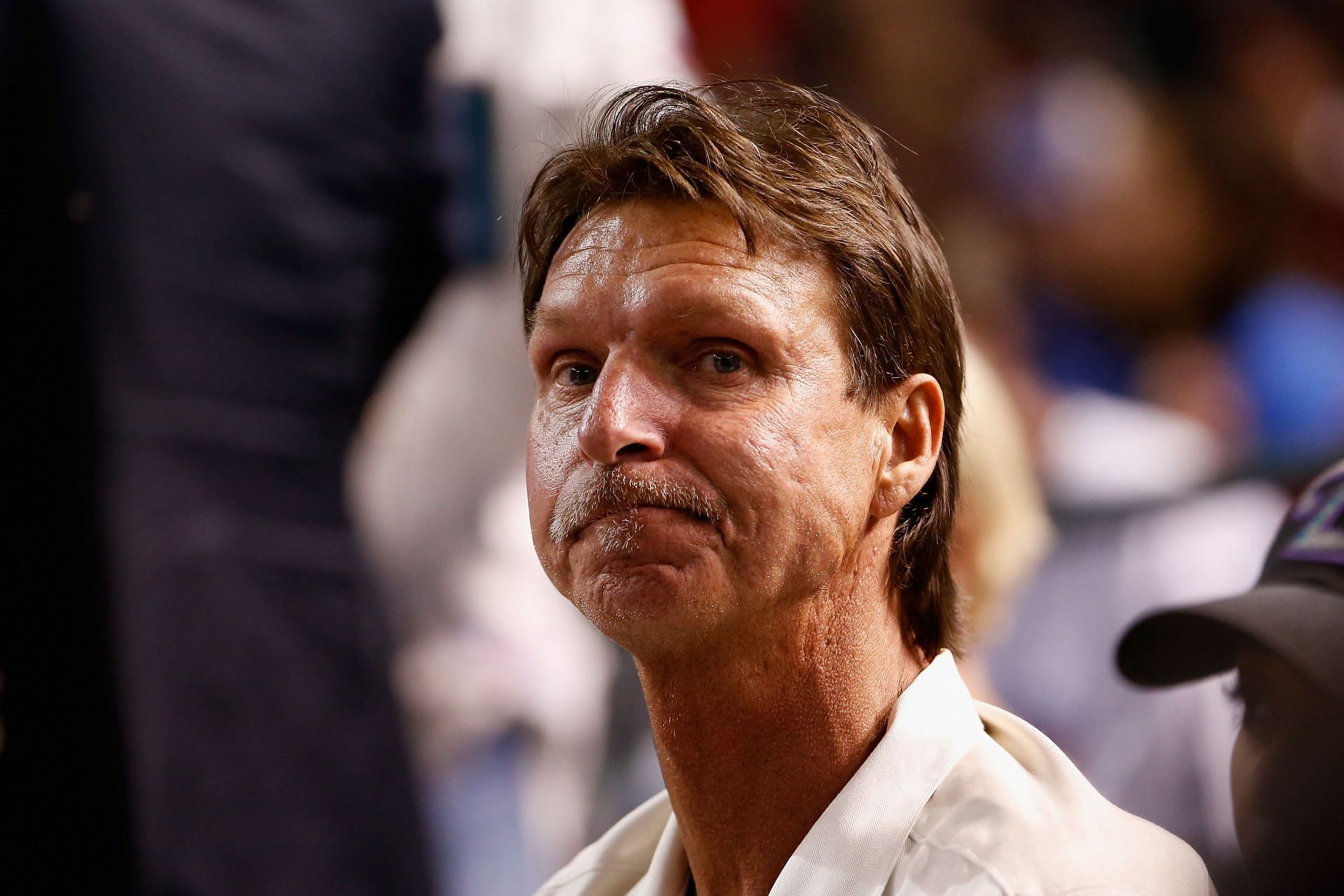 Randy Johnson was definitely not aiming for the bird. Or was he?