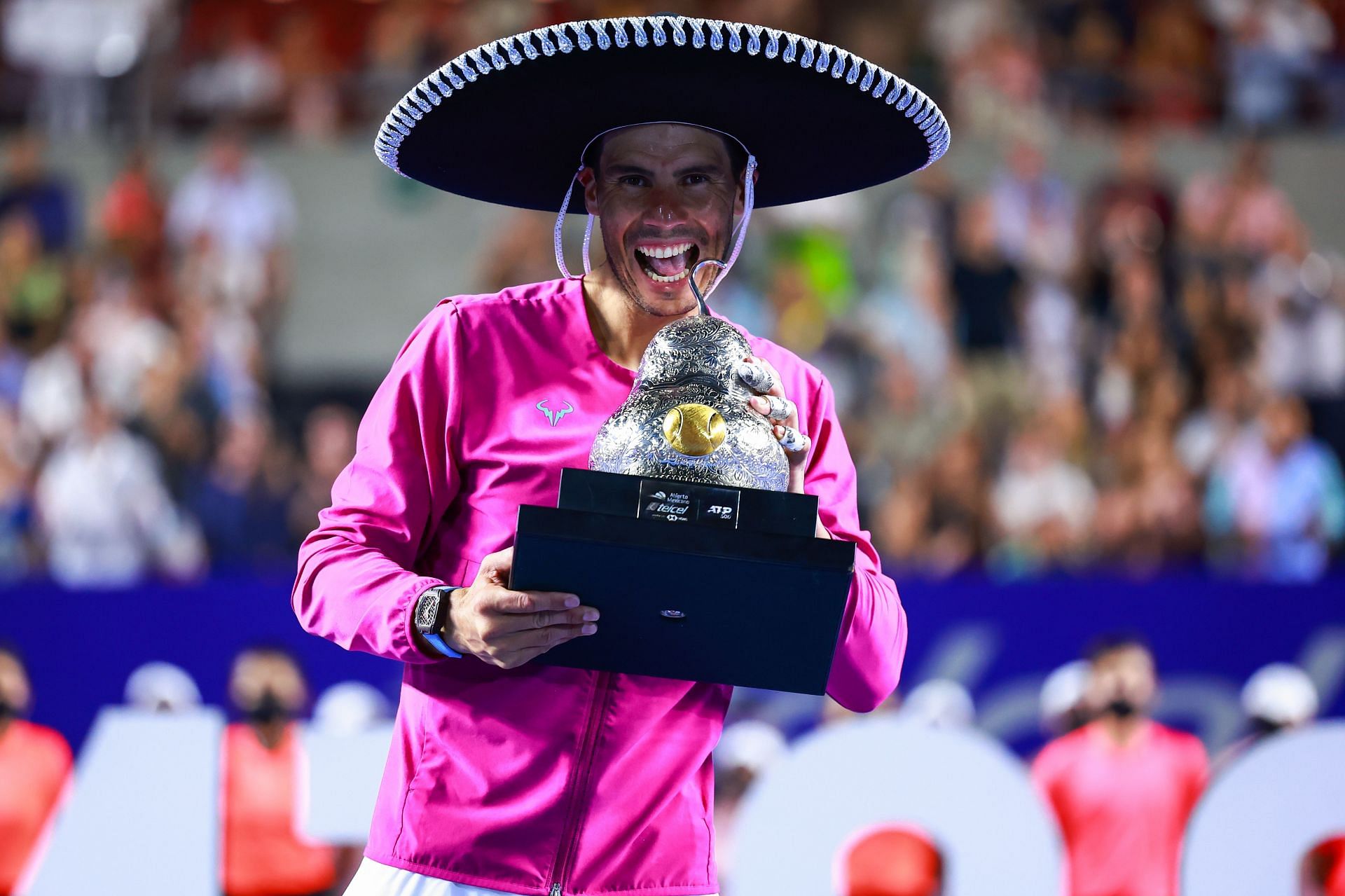 Rafael Nadal at the 2022 Mexican Open.