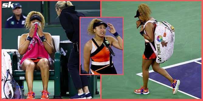 "I've watched a video of Venus and Serena Williams get heckled, I don't know why but it went to my head" - Naomi Osaka breaks down after heckler interrupts match at Indian Wells