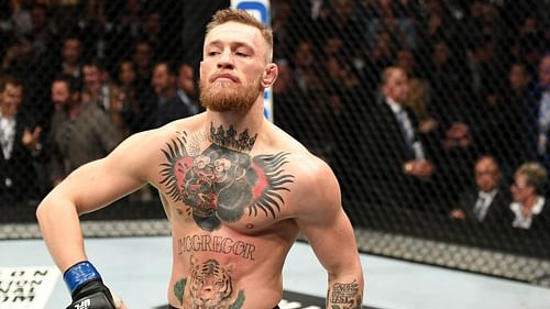 Conor McGregor after defeating Eddie Alvarez at UFC 205 (Image courtesy of ufc.com)