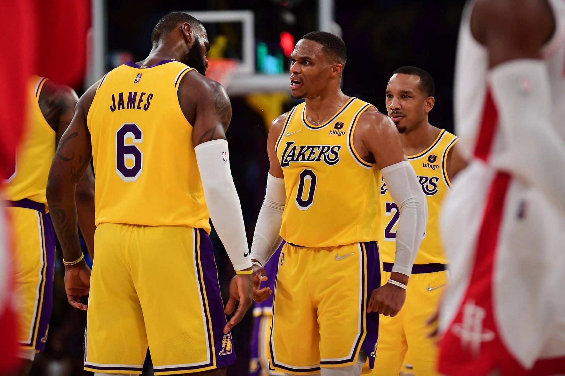 LeBron James and the LA Lakers have to be better on defense to get into the play-in tournament. [Photo: The Japan Times]