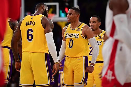 LeBron James and the LA Lakers have to be better on defense to get into the play-in tournament. [Photo: The Japan Times]