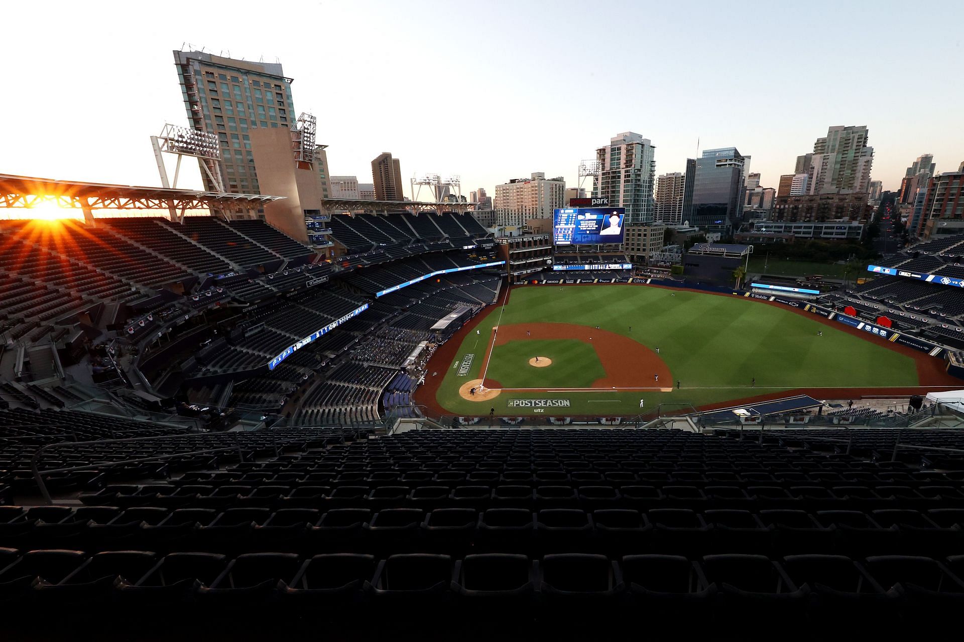 Petco Park is a modern stadium that uses technology but stays true to the spirit of baseball