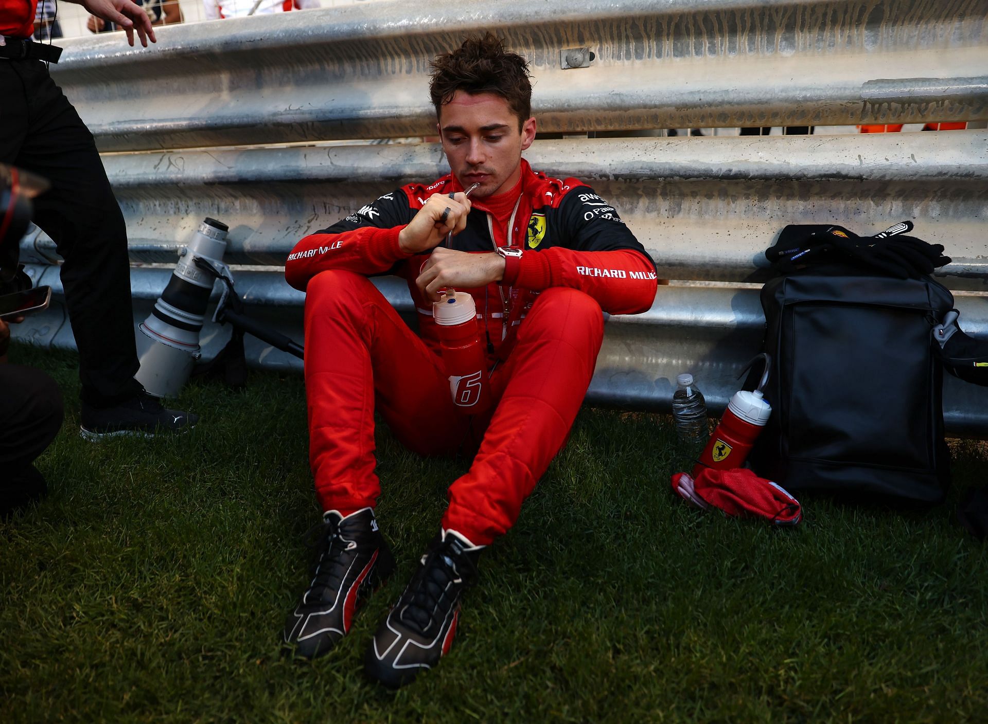 Charles Leclerc is looking forward to battles similar to the one in Bahrain throughout the season