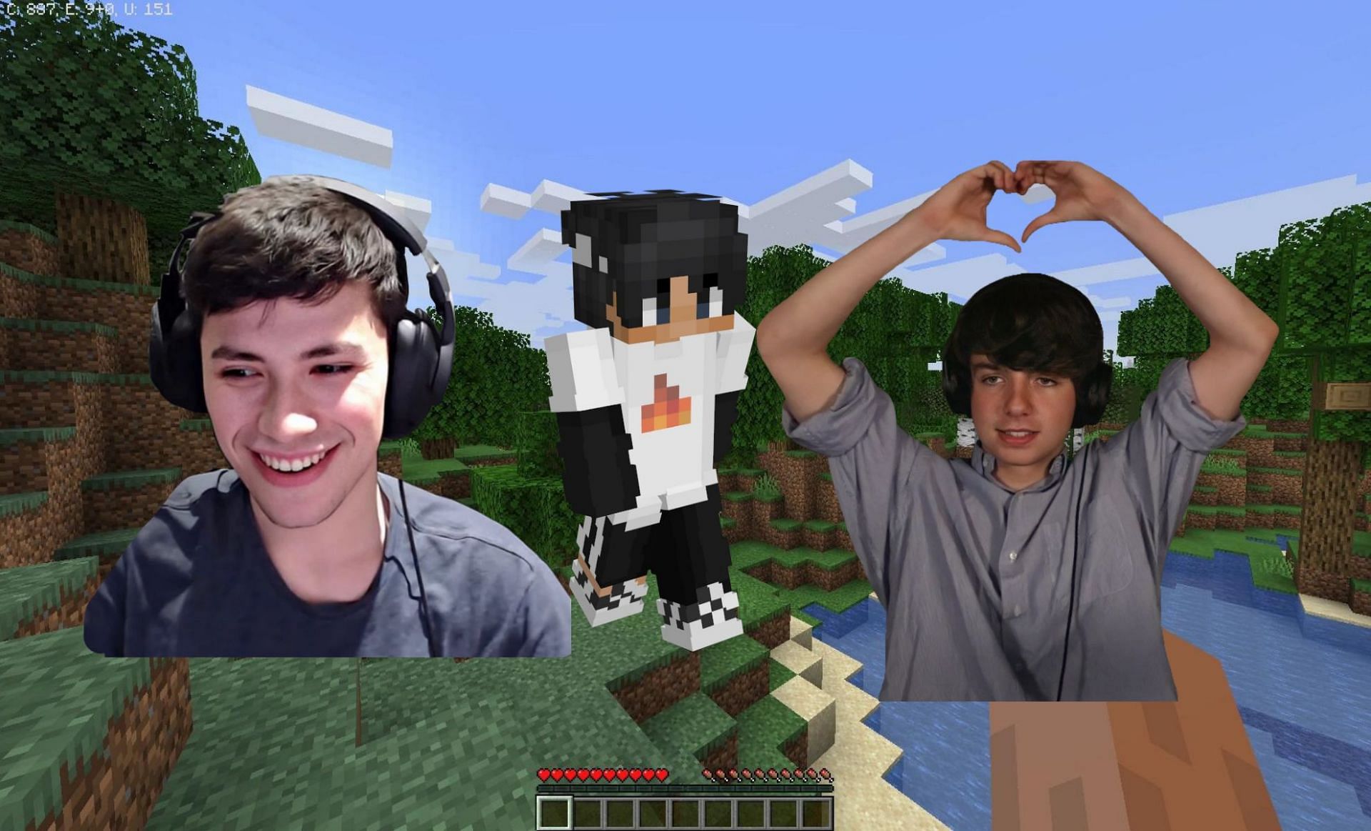 Sapnap Real Life Meetup • @GeorgeNotFound Minecraft Twitch Live