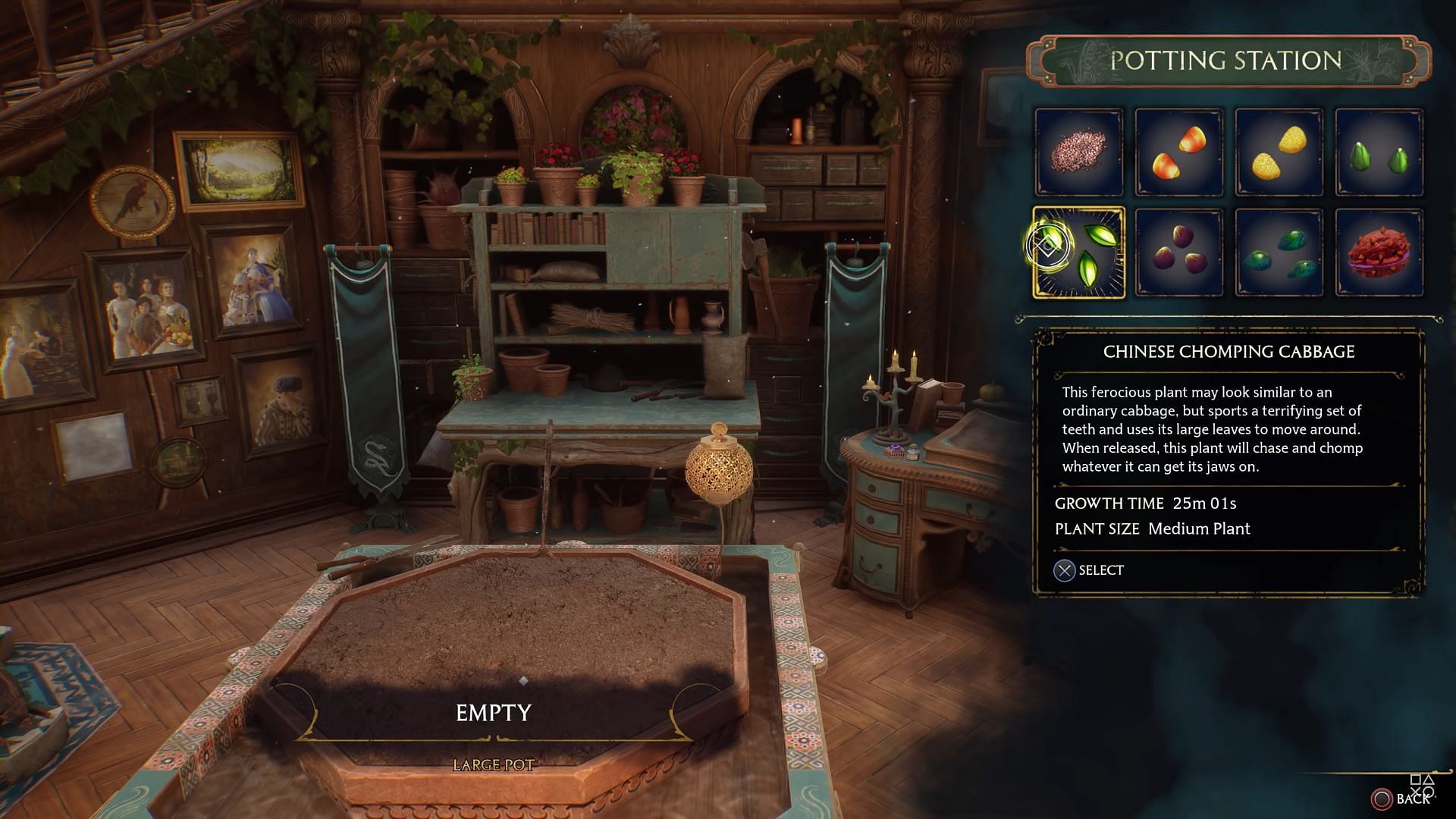 Potting Station (Image via Hogwarts Legacy)