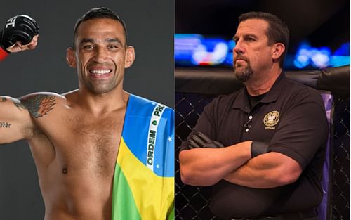 Fabricio Werdum (left) and John McCarthy (right)(Images via Getty)