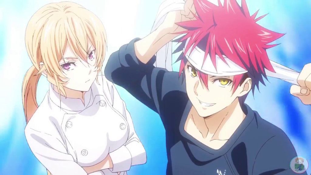 Erina Nakiri Und Souma Yukihara, Gesehen Im Anime Food Wars!: Shokugeki No Soma (Bild Via Jcstaff)