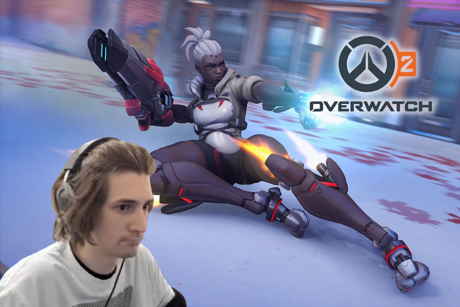 During a recent xQc stream, the streamer accidentally opened Overwatch 2, before quickly shutting it down (Image via Sportskeeda)