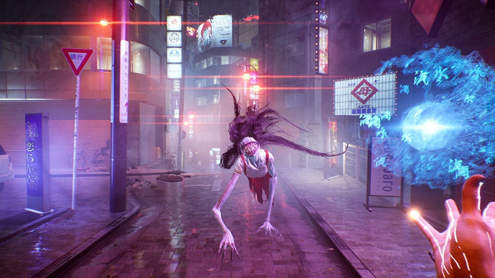 Once players harness enough of the souls from the Yokai, they will be able to use the Amenotori X ability, and be able to traverse the area much easier (Image via Tango Gameworks)