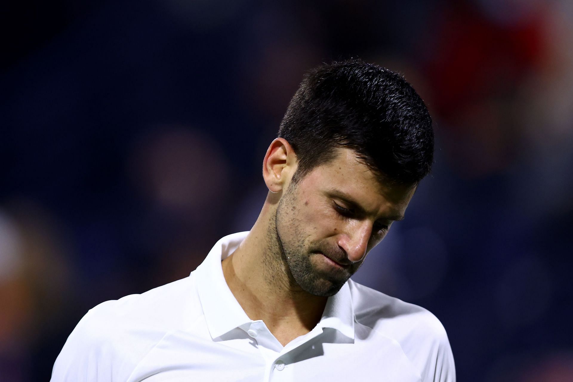 Novak Djokovic will find it hard to compete in the Canadian Open Roger Federer posted a video of himself practicing in an indoor court BNP Paribas Open - Day 13 returned