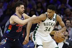 "I don't care if you call an offensive foul" - Shaquille O'Neal outlines a major difference between Giannis Antetokounmpo and Joel Embiid as Bucks prevail over 76ers