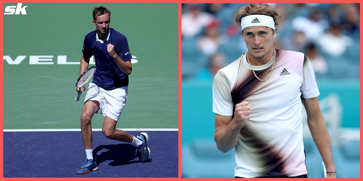 Daniil Medvedev and Alexander Zverev will feature on Day 9 of the Miami Open