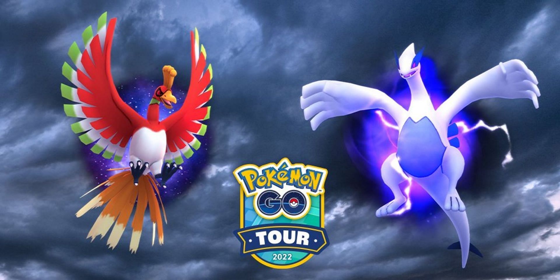 Apex Shadow Lugia and Ho-oh as they appear in Pokemon GO (Image via The Pokemon Company)