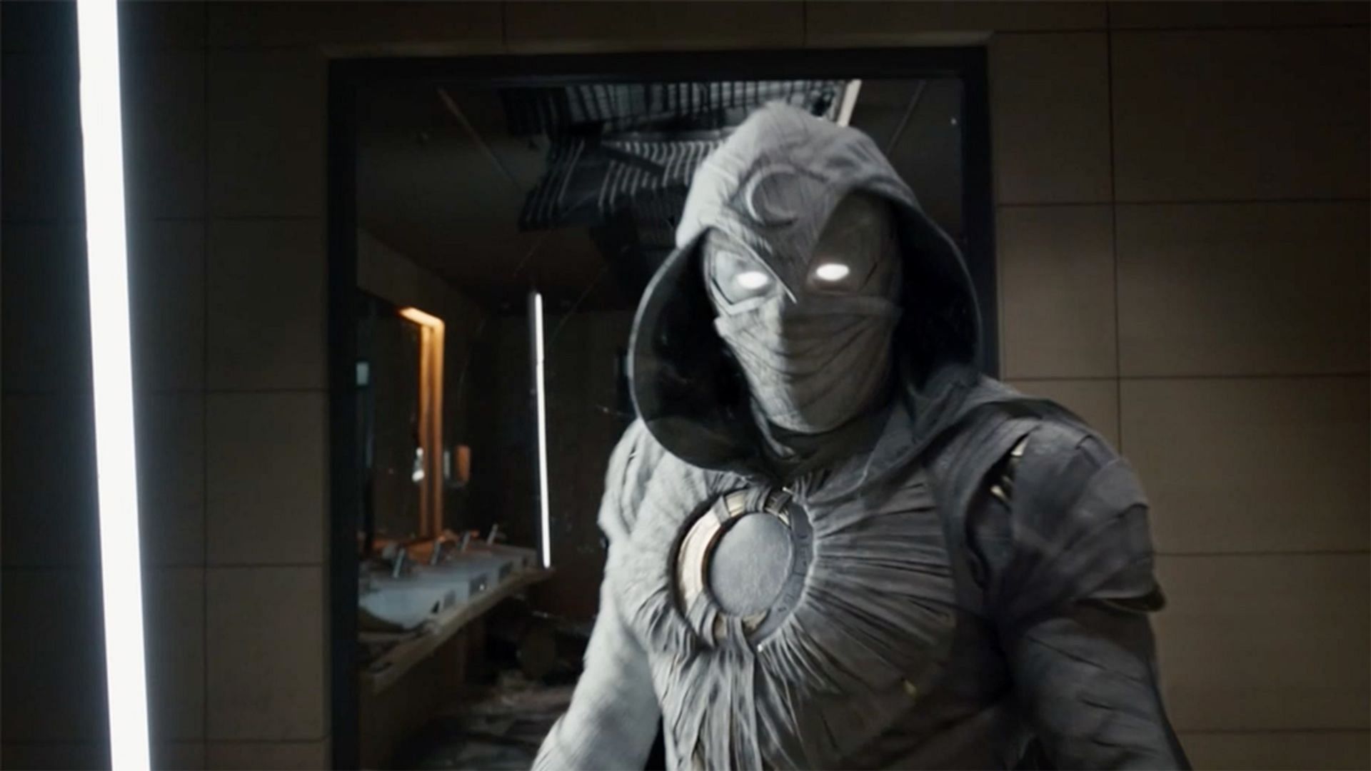 Still from Marvel&#039;s trailer for Moon Knight (Image via YouTube)