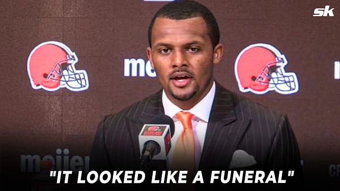 "It looked like a funeral" - NFL analyst trolled Browns' Deshaun Watson introduction