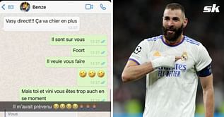 "S**t will hit the fan" - Leaked WhatsApp messages from Benzema show he predicted his stunning display in Real Madrid's comeback win over PSG