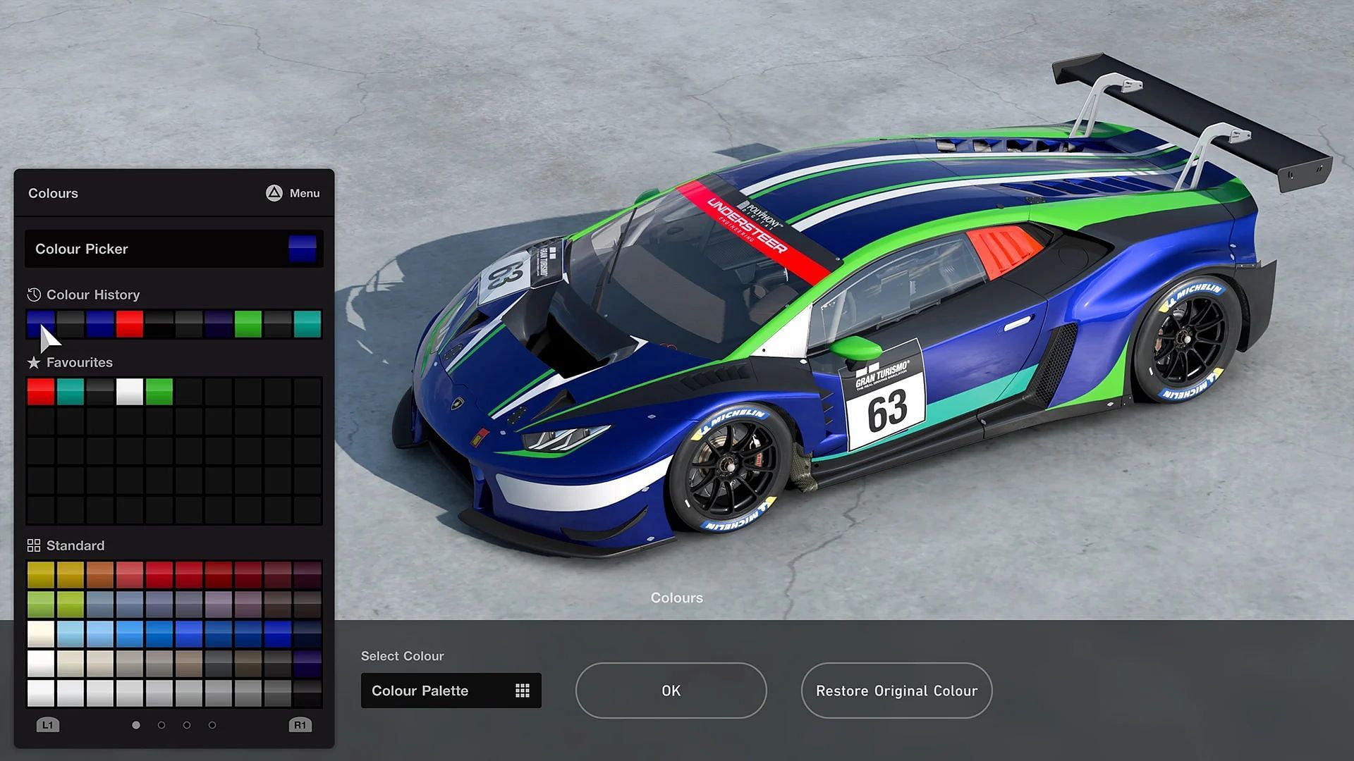 How to apply a livery in Gran Turismo 7