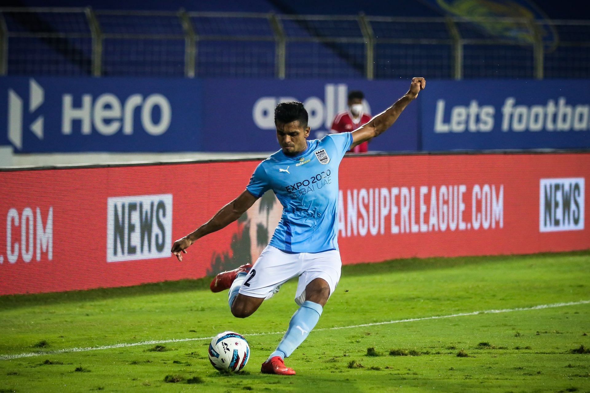 Rahul Bheke has been pivotal in the Mumbai City FC backline. (Image Courtesy: Twitter/MumbaiCityFC)