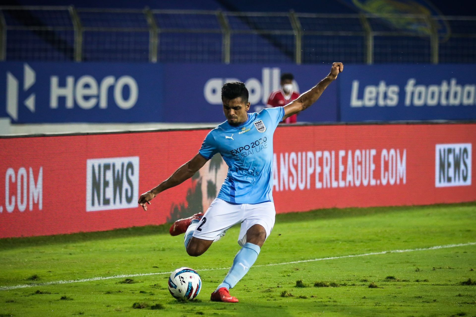 Rahul Bheke has been pivotal in the Mumbai City FC backline. (Image Courtesy: Twitter/MumbaiCityFC)