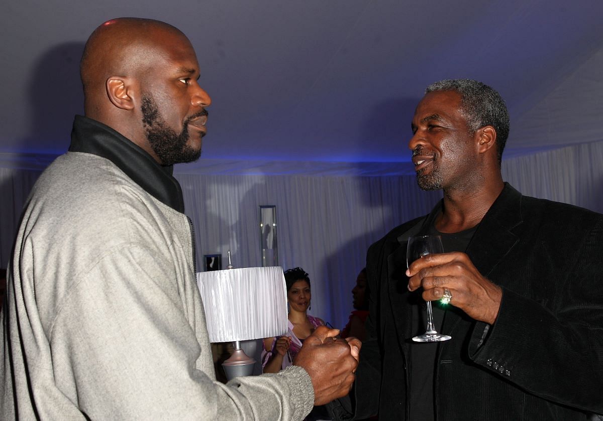 Shaquille O&#039;Neal and Charles Oakley. (Photo: Sportscasting)