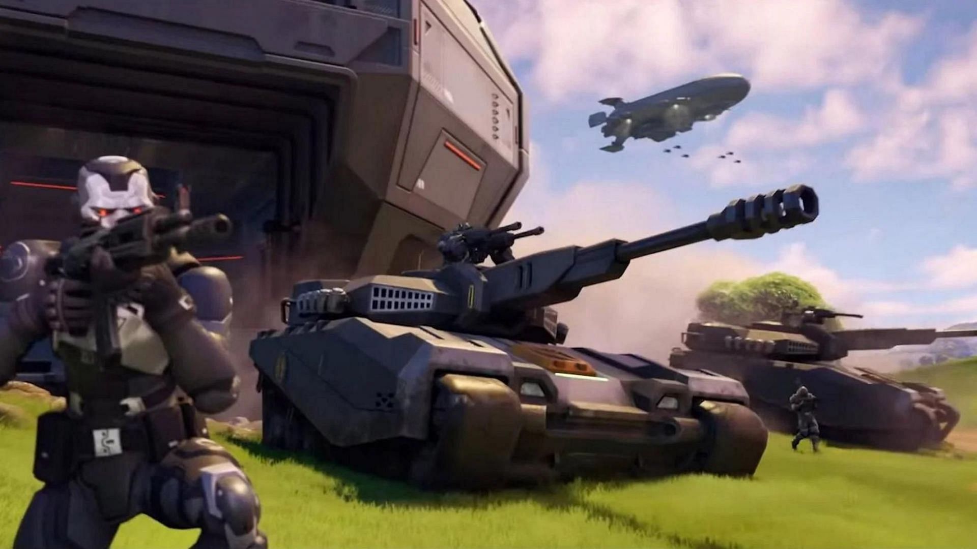 Fortnite Chapter 3 Season 2 glitch turns tanks invisible (Image via Epic Games)