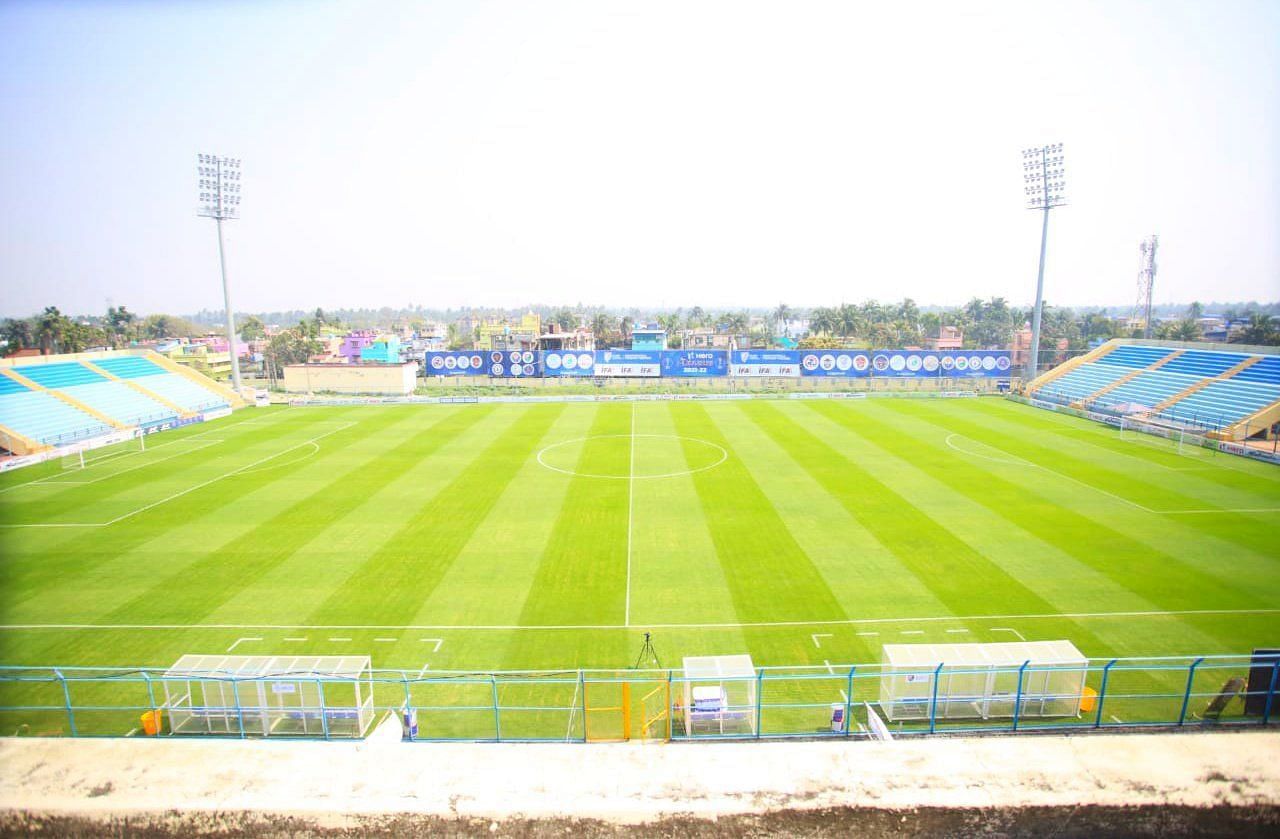 A view of the Naihati Stadium - Image Courtesy: I League Twitter